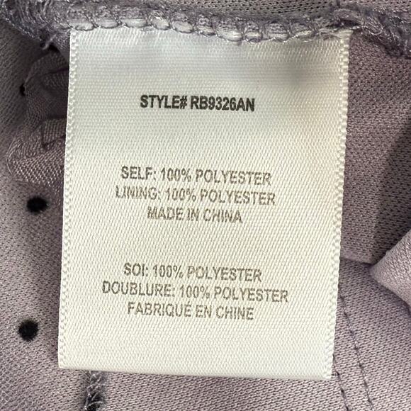 Anthropologie Eva Franco Purple 3D Flower Sheer Puff Sleeve Top sz XS NEW Tags - Picture 14 of 15